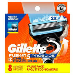 Gillette ProGlide Chill Rasierklingen für Herren 8 Klingen – Neu
