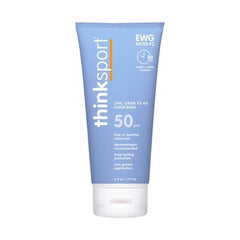 thinksport Mineralische Sonnencreme Wasserfest Lotion LSF 50 177 ml - Behälter mit Mängeln