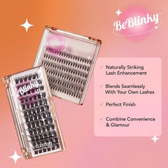 BeBlinky False Eyelash Clusters Narrow Band, Volume 120ct - Imperfect Container