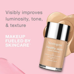 Neutrogena Healthy Skin Liquid Foundation 90 Warm Beige - Imperfect Container