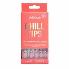 Faux ongles autocollants Chill Tips Cherry Picking de Chillhouse 24ct - Neuf