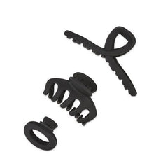 scunci Diverse Modelle Krallenclips Mattschwarz Alle Haare 3er-Pack – Beschädigte Verpackung