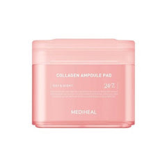 MEDIHEAL Collagen Ampoule Toner Pads 100ct - New