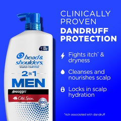 Head & Shoulders Old Spice 2-in-1 Shampoo und Spülung 834 ml – Neu