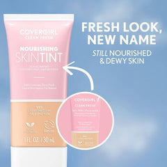 COVERGIRL Clean Fresh Skin Milk Foundation Dewy Finish 520 Fair 1 fl oz - New