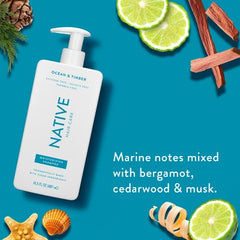 Shampooing hydratant Native Ocean Timber 16.5 fl oz - Neuf