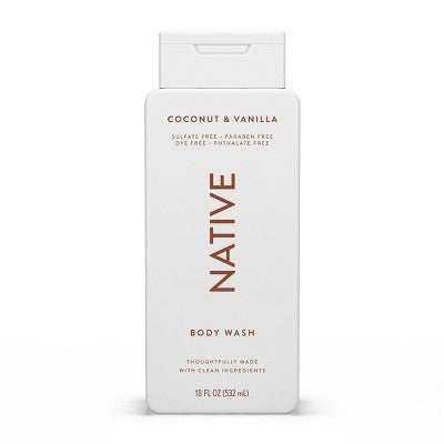 Native Sulfate-freies Körperwaschmittel Kokosnuss & Vanille 532ml – Beschädigter Behälter