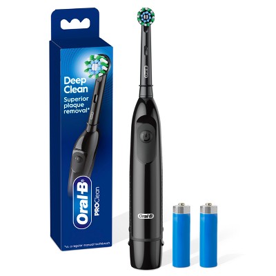 Brosse à dents électrique à piles Oral-B ProClean Deep Clean noire - Boîte imparfaite