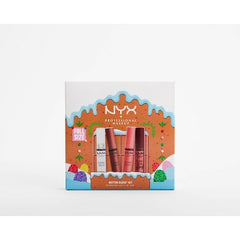 NYX Professional Makeup Butter Gloss Holiday Vault Lip Gloss Set 4 pc - Imperfect Box