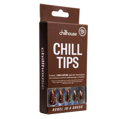 Chillhouse Chill Tips Fake Nails Design Studio Rebel in a Dress 24ct - Imperfect Box