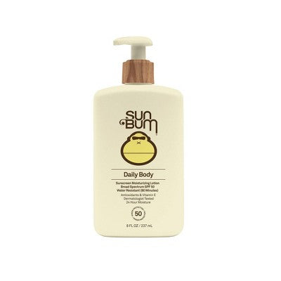 Sun Bum Daily Sunscreen Body Lotion SPF 50 8 fl oz - New