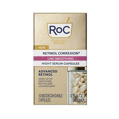 RoC Retinol Capsules Anti-Aging Night Retinol Face Serum Treatment 30ct/0.35 fl oz - Imperfect Box