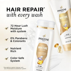 Pantene Pro-V Daily Moisture Renewal Shampoo and Conditioner Bundle 22.4 fl oz - Imperfect Box