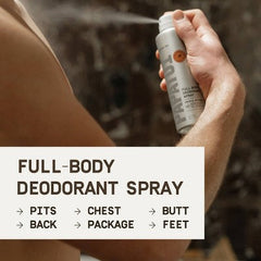 Papatui Men's Body Deodorant Spray Sandalwood Suede 5oz - Imperfect Container