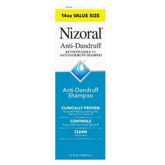 Shampooing antipelliculaire Nizoral avec 1 % de kétoconazole 14 fl oz - Boîte imparfaite