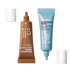 Duo de gouttes bronzantes The Hottest Drops et Holy Hydration d’e.l.f. SKIN 2ct/0.33oz - Boîte imparfaite