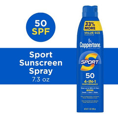 Coppertone Sport Sunscreen Spray SPF 50 7.3oz - New