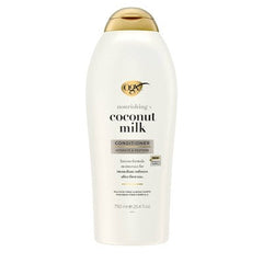 OGX après-shampooing nourrissant au lait de coco, format salon 25.4 fl oz - contenant imparfait