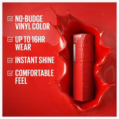 Maybelline Super Stay Vinyl Ink Liquid Lipstick 10 Lippy 0.14 fl oz - New