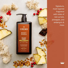 Gel de baño Cremo Golden Amber 32 fl oz - Nuevo