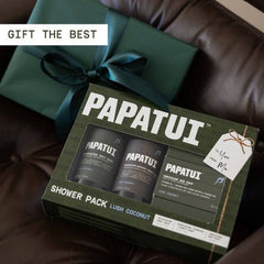 Coffret douche pour homme Papatui Lush Coconut 3 pièces - Boîte imparfaite