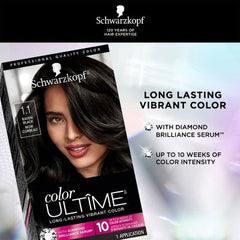 Schwarzkopf Color Ultime Permanente Haarfarbe Raven Black – Neu
