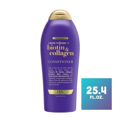 Après-shampooing OGX Extra Strength à la biotine et au collagène, 25,4 fl oz - Neuf