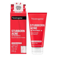 Soin visage matinal Neutrogena contre l'acné tenace au peroxyde de benzoyle 2.0 oz - Neuf