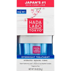 Hada Labo Tokyo Anti-Aging Overnight Treatment Night Cream 1.76oz - Imperfect Box