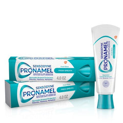 Pasta dental Sensodyne Pronamel Fresh Breath Fresh Wave, paquete de 2 /4oz - Falta la caja