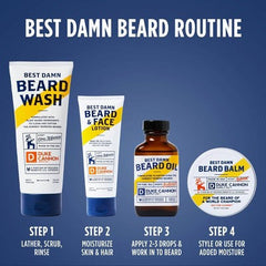 Duke Cannon Supply Co. Lotion visage et barbe Best Beard, 3 fl oz - Contenant imparfait
