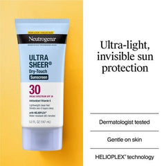 Neutrogena Ultra Sheer Dry-Touch Water Resistant Lotion SPF 30 5 fl oz - Imperfect Container