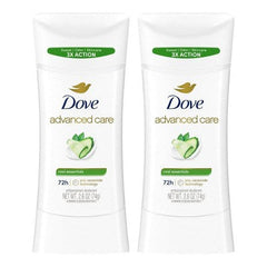 Antitranspirant et déodorant pour femmes Dove Beauty Advanced Care Cool Essentials, 72 heures, 2.6oz/2pk - Neuf