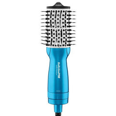 Brosse lissante à air chaud compacte BaBylissPRO Nano Titanium, bleue - Neuf