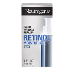 Hidratante facial nocturno Neutrogena Rapid Wrinkle Repair con retinol 1 fl oz - Caja imperfecta