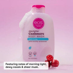 eos Shea Better Cashmere Body Wash Fresh & Cozy 16 fl oz - New