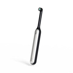 Brosse à dents électrique rechargeable oscillante quip Rev noire/argentée - Boîte imparfaite