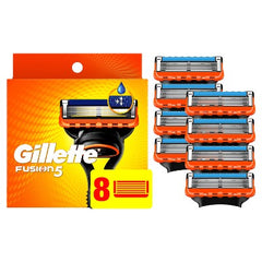 Recambios de cuchillas de afeitar para hombre Gillette Fusion 5, 8 unidades - Caja imperfecta