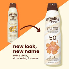 Hawaiian Tropic Silk Hydration Weightless Sonnenschutz C-Spray LSF 50 177ml – Neu