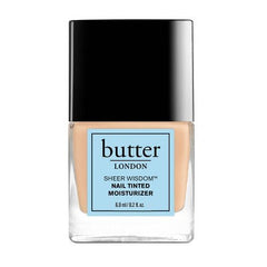 Hidratante con color para uñas Sheer Wisdom de butter London, tono Light, 0.2 fl oz - Nuevo