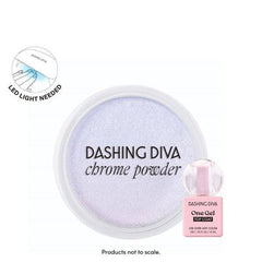 Dashing Diva Chrome Powder Kit Emerald Pearl 3ct - New