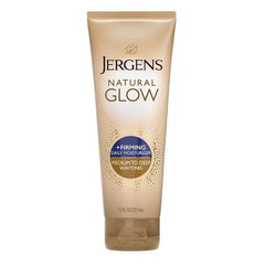 Jergens Glow Skin Firming Daily Moisturizer + Sunless Self Tanning Medium To Tan 7.5 fl oz - Imperfect ontainer
