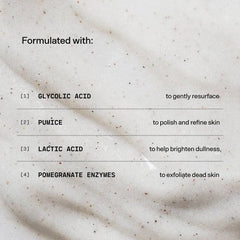 Versed Buff It Out AHA Unscented Exfoliating Body Scrub 8 fl oz - Imperfect Container