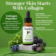 TruSkin Collagen Peptide Facial Serum 1 fl oz - NEW