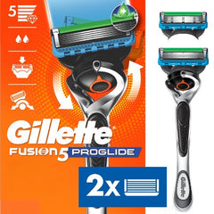 Rasoir pour homme Gillette ProGlide + 2 recharges de lames - Boîte imparfaite