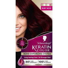 Schwarzkopf Keratin Permanent Hair Color Ruby Noir 2.08 fl oz - New