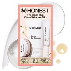Honest Beauty The Icons Mini Clean Skincare Set 3ct - Imperfect Box