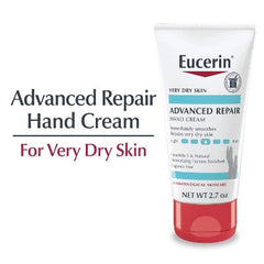 Eucerin Advanced Repair Hand Cream Unscented 2.7oz/1ct - New