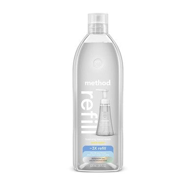 Method Nachfüllpackung Schaumseife Sweet Water 828 ml – Behälter mit Schönheitsfehlern