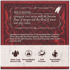 DR. SQUATCH Men's All Natural Bar Soap Dragon's Blaze 5oz - Imperfect Box